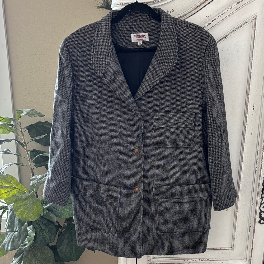 Vintage Pagano West Size Small Western Rodeo Blazer Sports Coat Gray USA